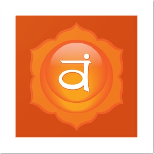 Sacral Chakra: Svadhisthana Symbol - 07 Posters and Art